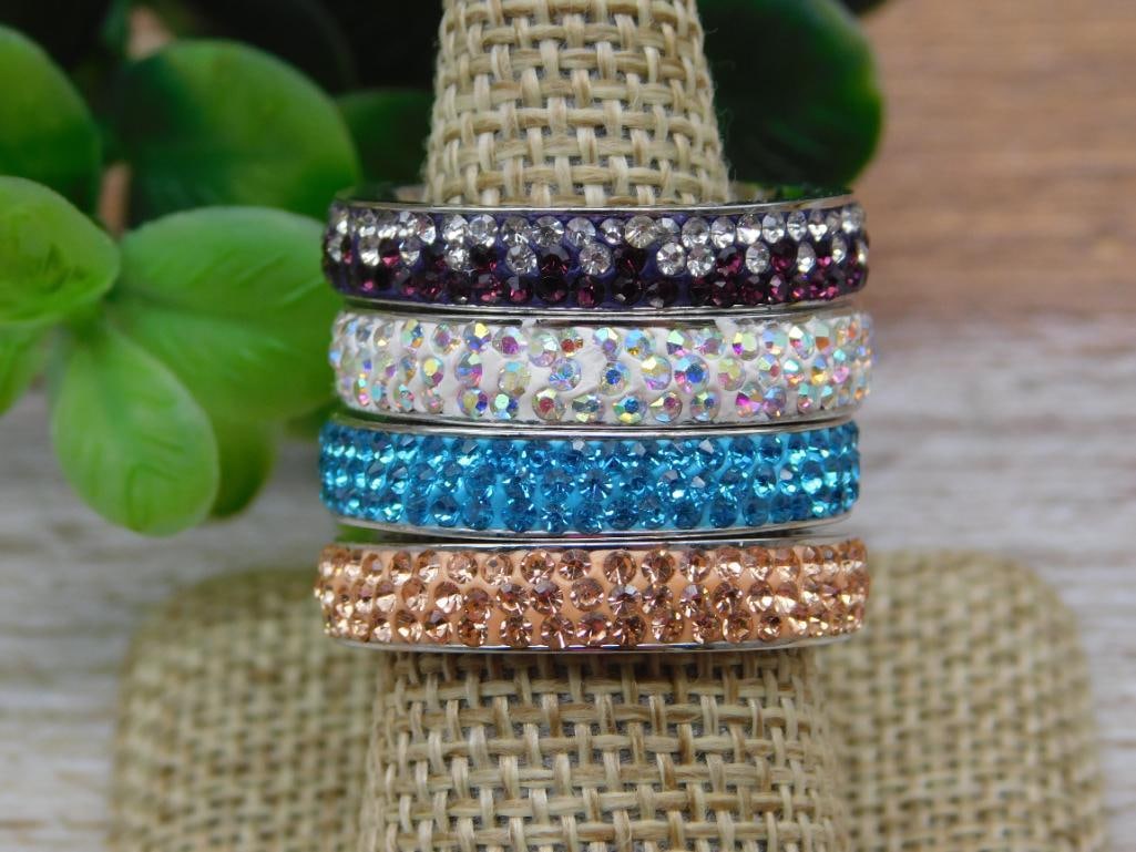 STONE RINGS ROCK STONE LAPIDARY SPECIMEN (1 of 2)