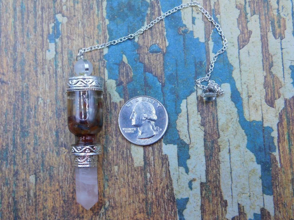 MIXED STONE PENDULUM ROCK STONE LAPIDARY SPECIMEN - 2