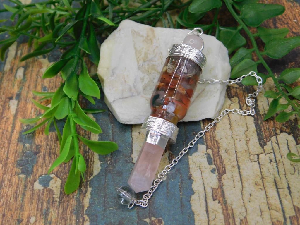 MIXED STONE PENDULUM ROCK STONE LAPIDARY SPECIMEN - 2