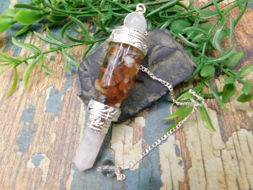 MIXED STONE PENDULUM ROCK STONE LAPIDARY SPECIMEN: MIXED STONE PENDULUM ROCK STONE LAPIDARY SPECIMEN