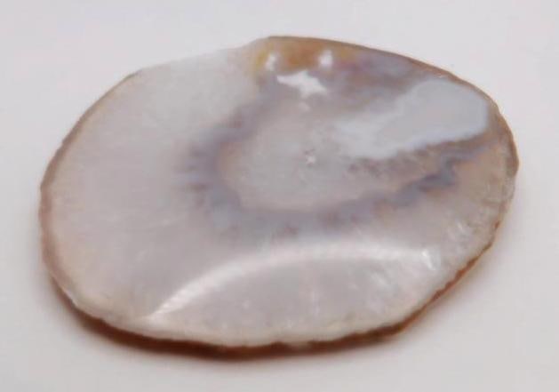 AGATE SLICE ROCK STONE LAPIDARY SPECIMEN: AGATE SLICE ROCK STONE LAPIDARY SPECIMEN
