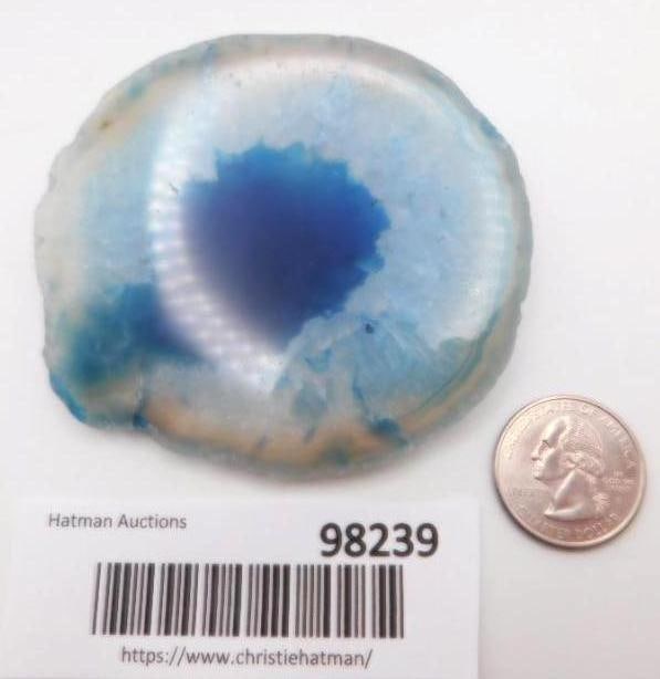 AGATE SLICE ROCK STONE LAPIDARY SPECIMEN - 2