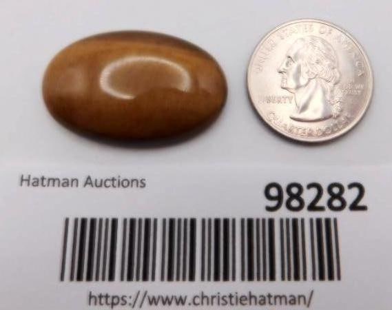 TIGERS EYE CABOCHON ROCK STONE LAPIDARY SPECIMEN - 2