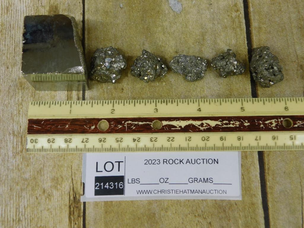 PYRITE ROCK STONE LAPIDARY SPECIMEN - 2