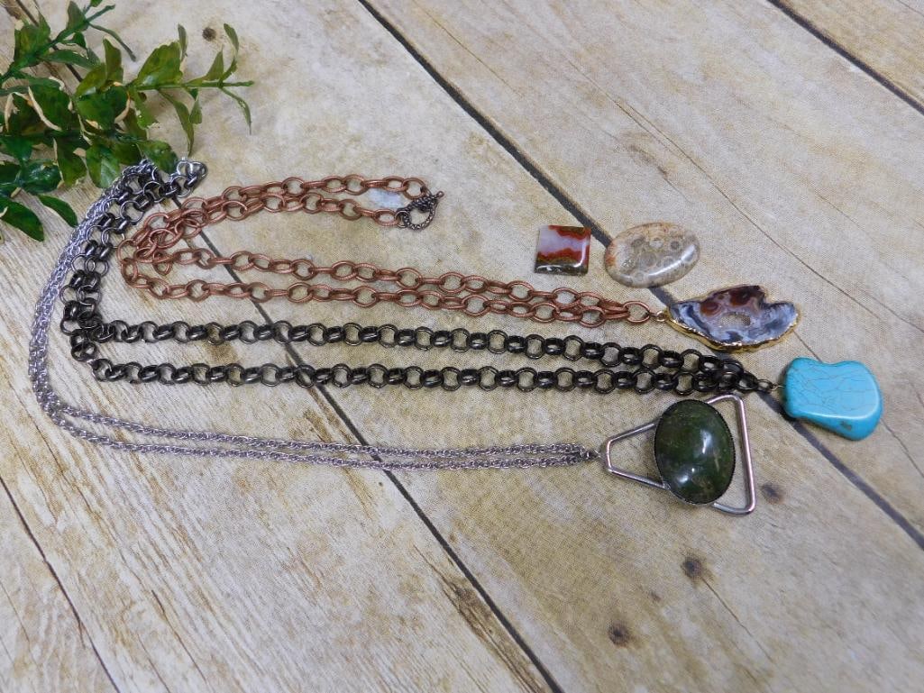 MIXED JEWELRY LOT ROCK STONE LAPIDARY SPECIMEN: MIXED JEWELRY LOT ROCK STONE LAPIDARY SPECIMEN