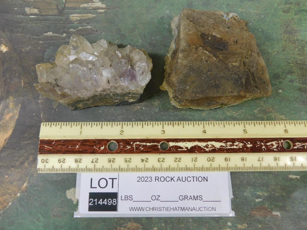 AMETHYST ROCK STONE LAPIDARY SPECIMEN - 2