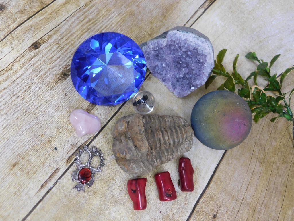 MIXED LOT ROCK STONE LAPIDARY SPECIMEN: MIXED LOT ROCK STONE LAPIDARY SPECIMEN