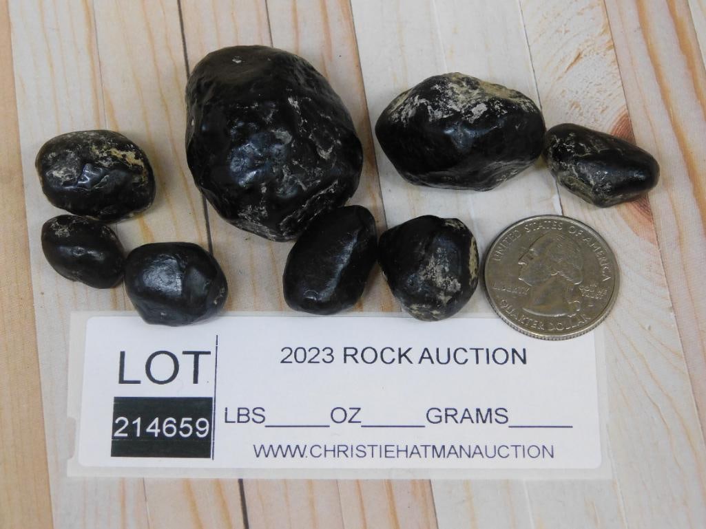 APACHE TEARS ROCK STONE LAPIDARY SPECIMEN - 2