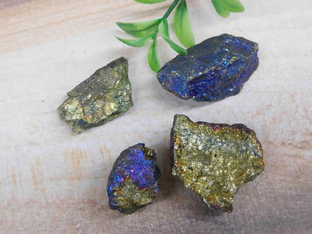 PEACOCK ORE ROCK STONE LAPIDARY SPECIMEN: PEACOCK ORE ROCK STONE LAPIDARY SPECIMEN