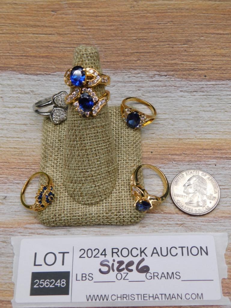 STONE RING ROCK STONE LAPIDARY SPECIMEN - 2