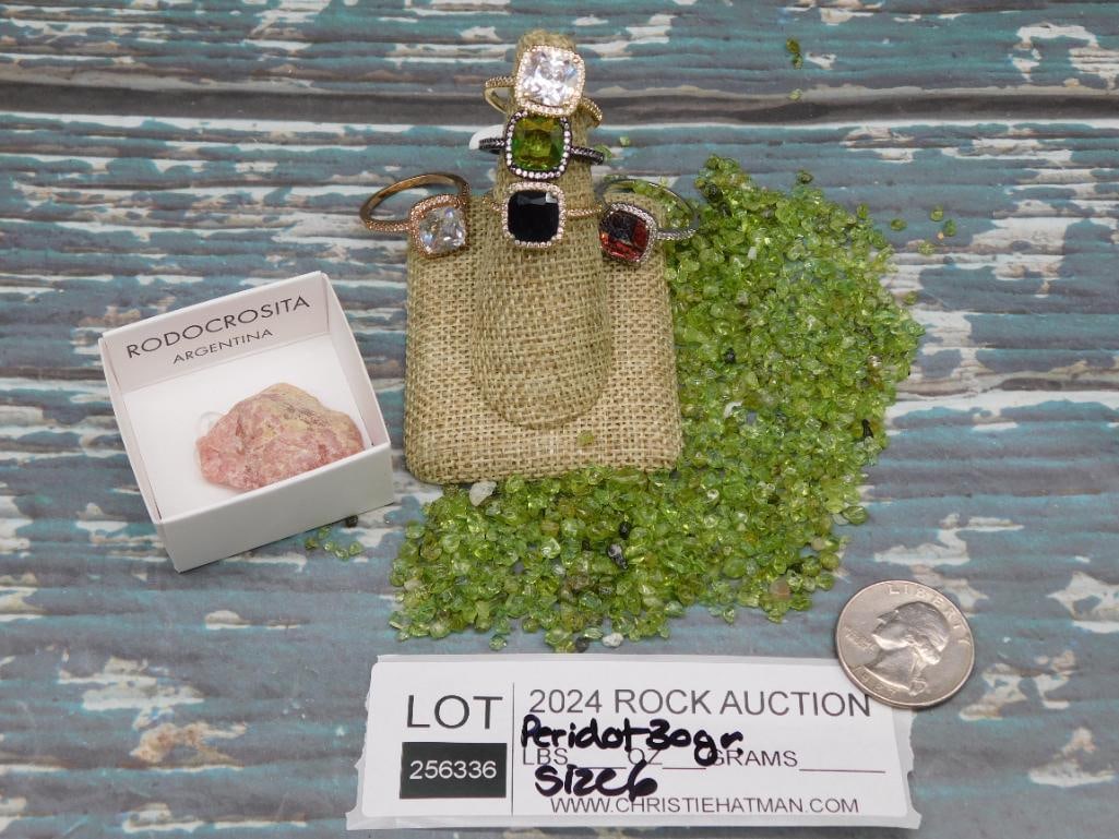 RAW EMERALD ROCK STONE LAPIDARY SPECIMEN - 2