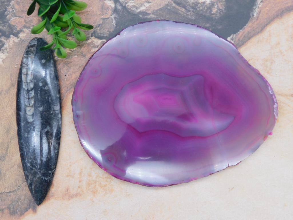 MIXED LOT ROCK STONE LAPIDARY SPECIMEN: MIXED LOT ROCK STONE LAPIDARY SPECIMEN