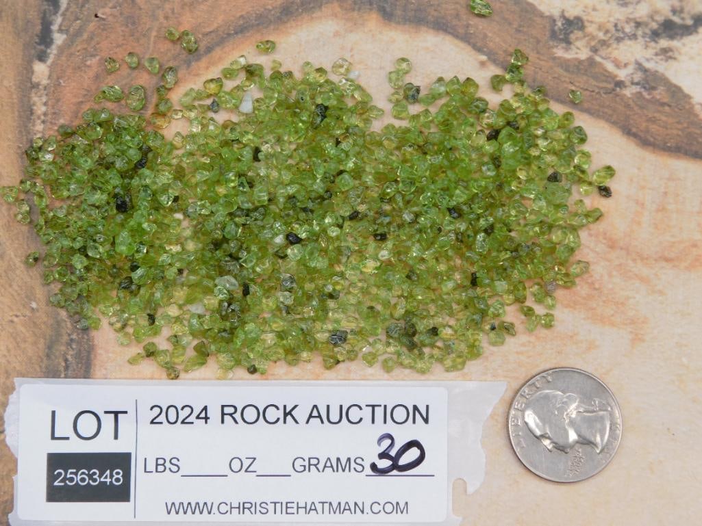 PERIDOT ROCK STONE LAPIDARY SPECIMEN - 2