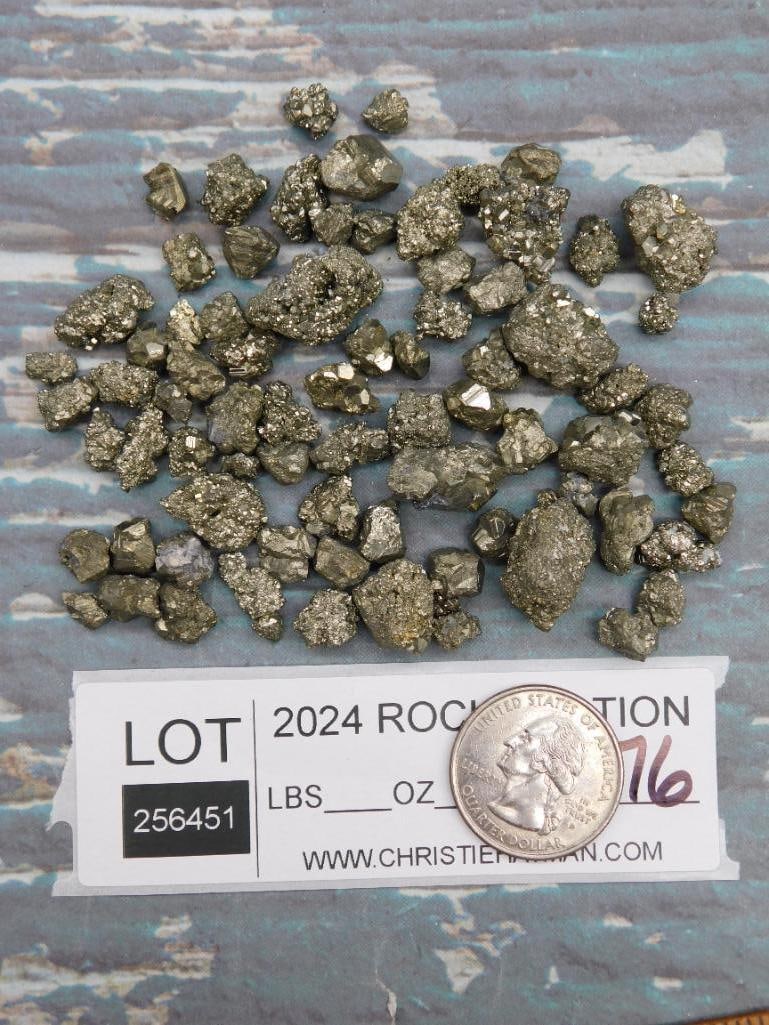 PYRITE ROCK STONE LAPIDARY SPECIMEN - 2