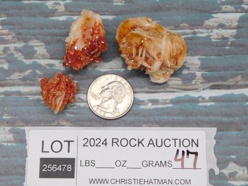 VANADINITE ROCK STONE LAPIDARY SPECIMEN - 2