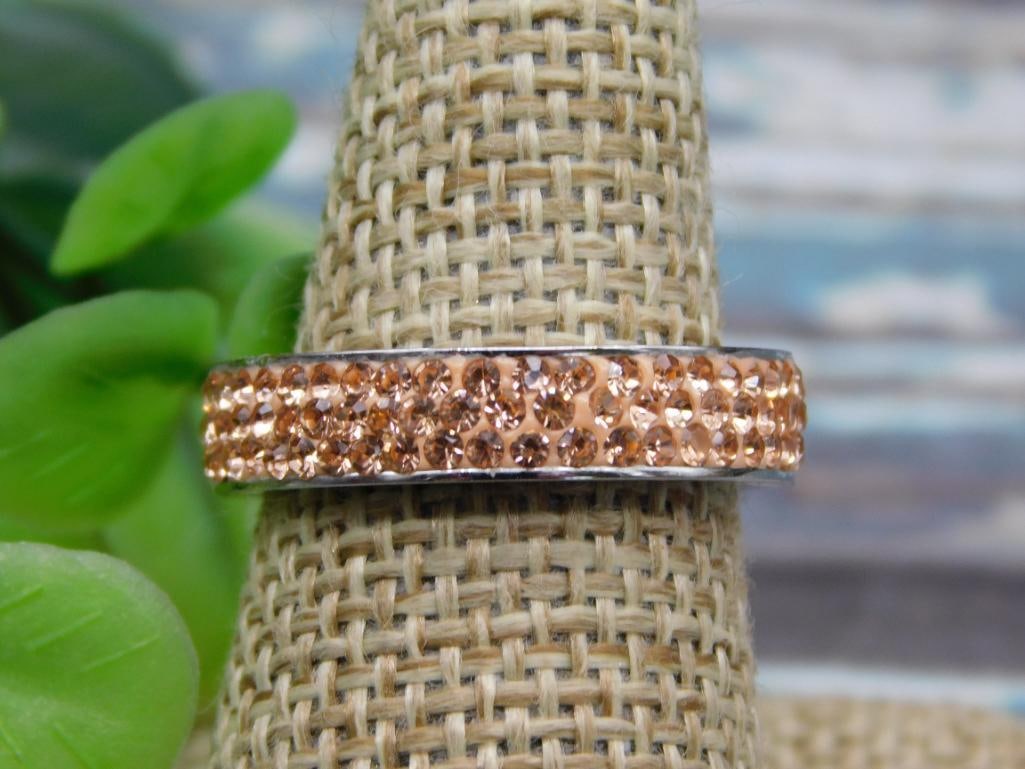 STONE RING ROCK STONE LAPIDARY SPECIMEN (1 of 2)