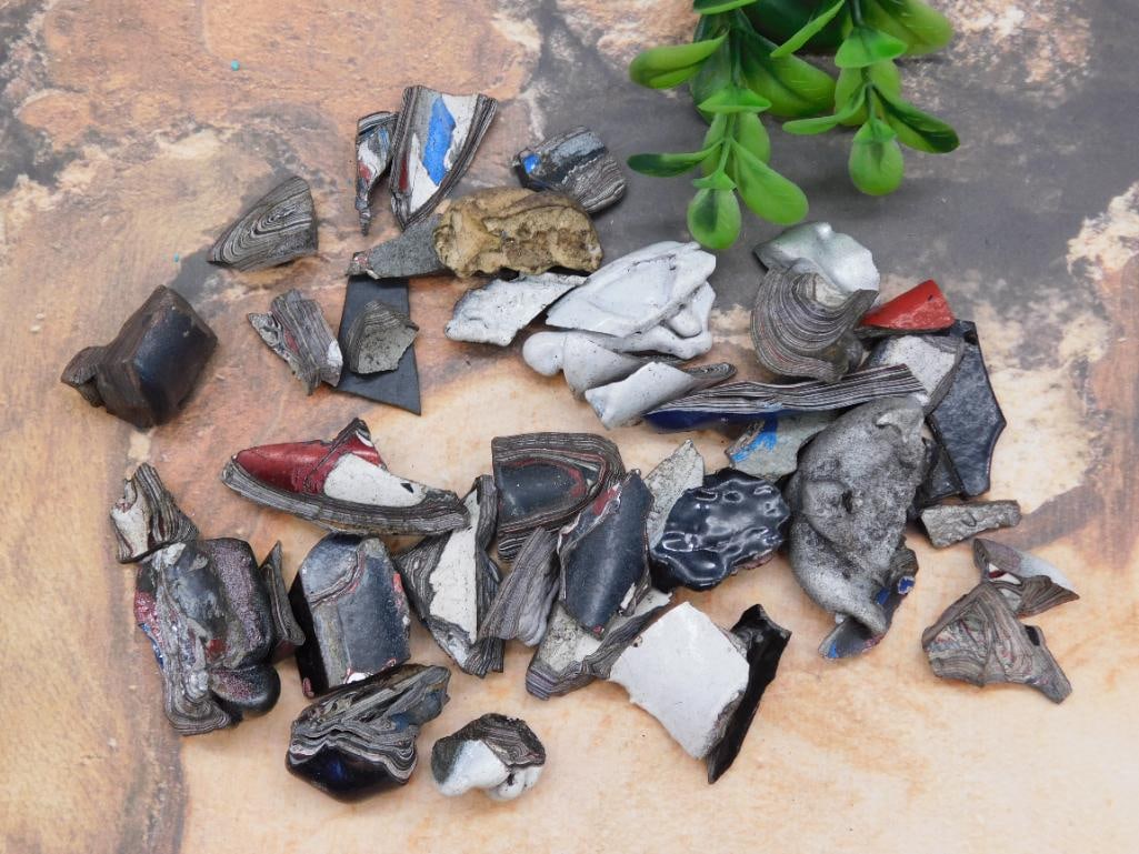 FORDITE MOTOR CITY AGATE ROCK STONE LAPIDARY SPECIMEN: FORDITE MOTOR CITY AGATE ROCK STONE LAPIDARY SPECIMEN