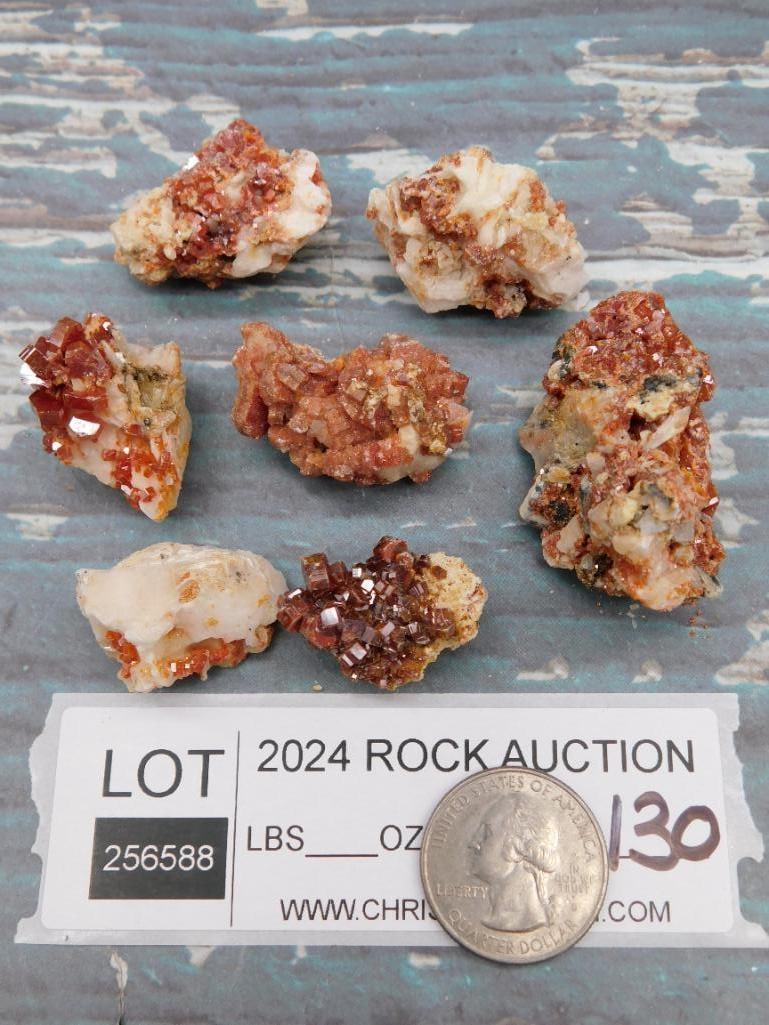 VANADINITE ROCK STONE LAPIDARY SPECIMEN - 2