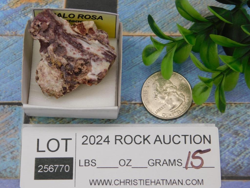 ROSE OPAL ROCK STONE LAPIDARY SPECIMEN - 2