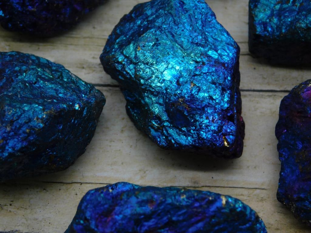 PEACOCK ORE ROCK STONE LAPIDARY SPECIMEN - 2