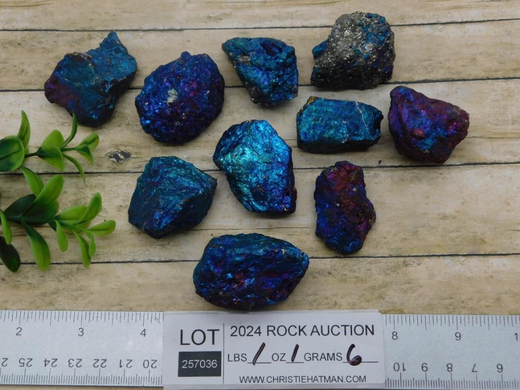 PEACOCK ORE ROCK STONE LAPIDARY SPECIMEN - 3