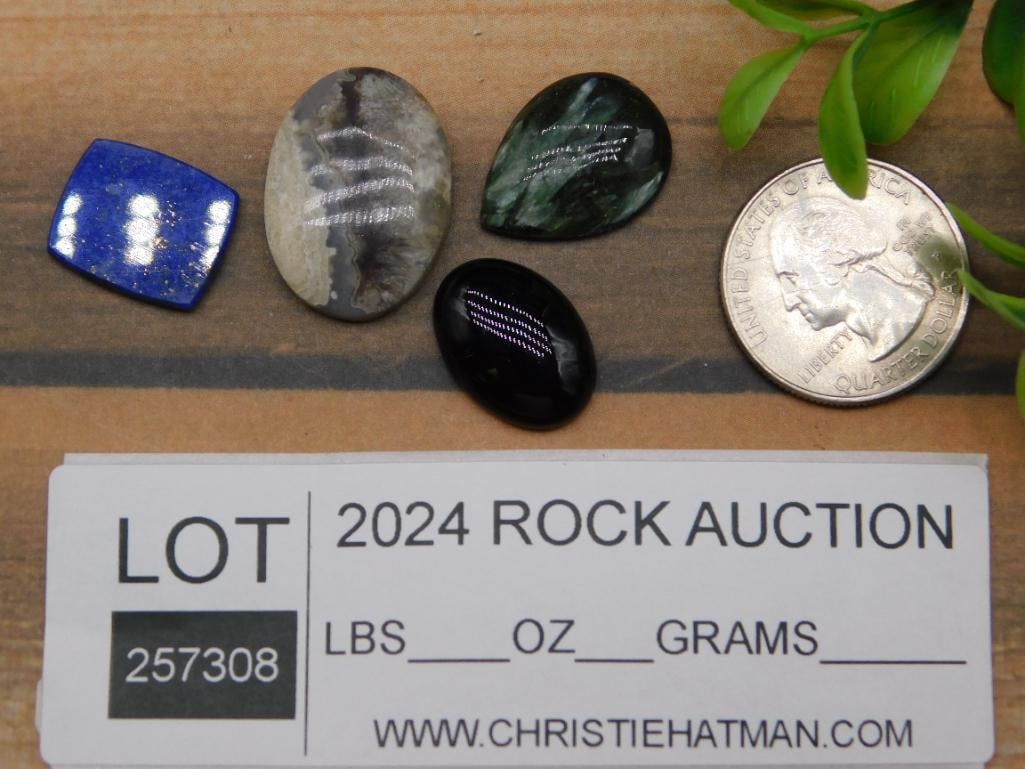 CABOCHONS ROCK STONE LAPIDARY SPECIMEN - 2