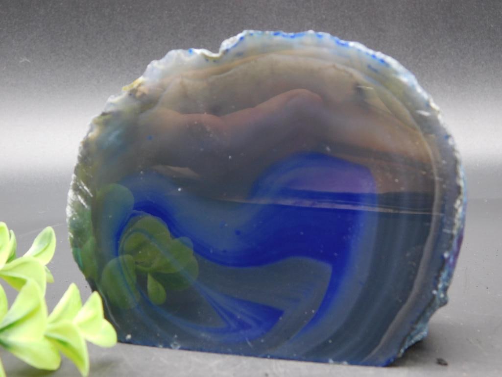 AGATE ROCK STONE LAPIDARY SPECIMEN (1 of 2)