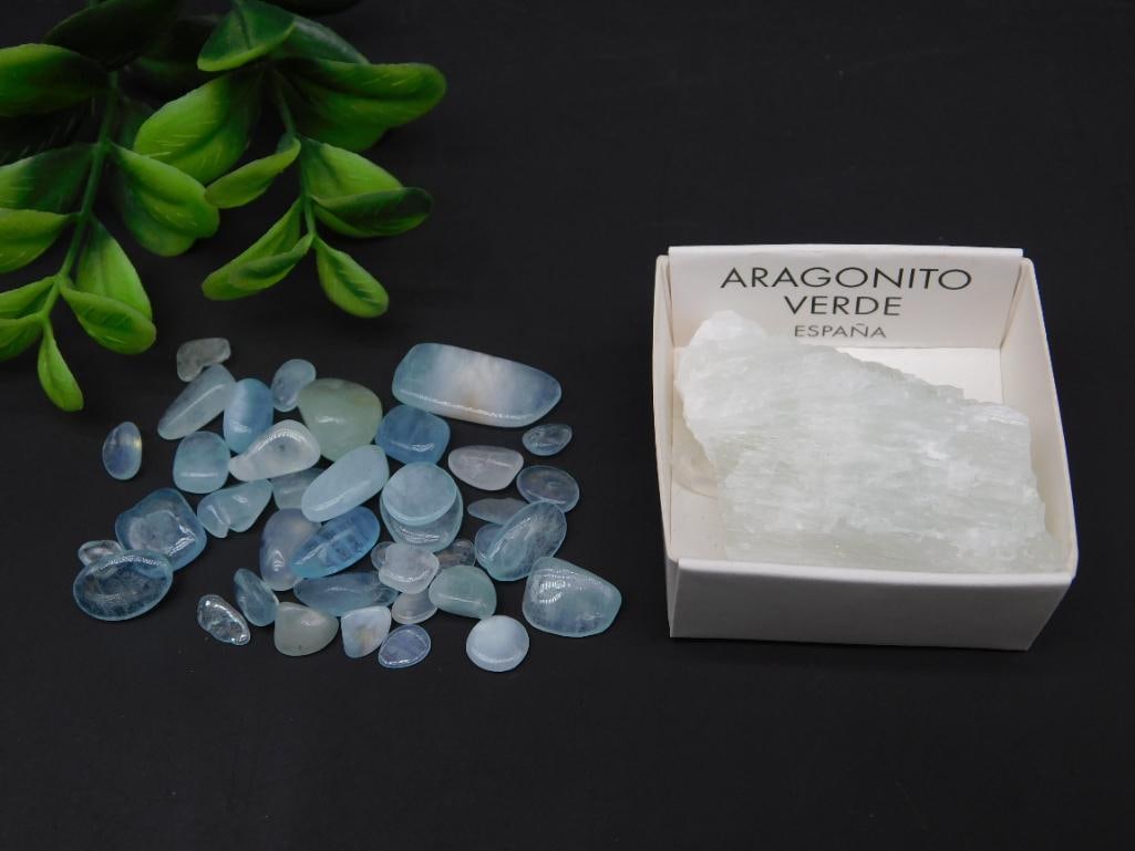 MIXED LOT ROCK STONE LAPIDARY SPECIMEN: MIXED LOT ROCK STONE LAPIDARY SPECIMEN