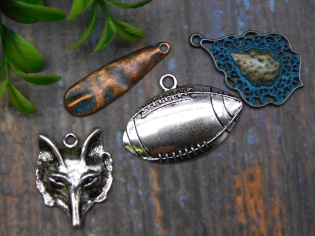 MIXED PENDANTS ROCK STONE LAPIDARY SPECIMEN (1 of 2)