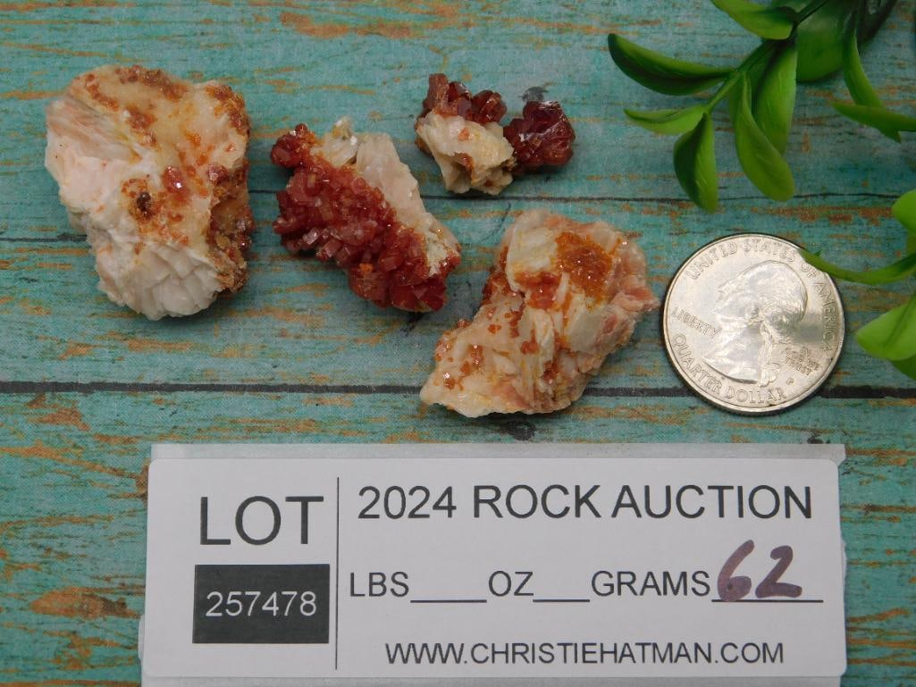 VANADINITE ROCK STONE LAPIDARY SPECIMEN - 2