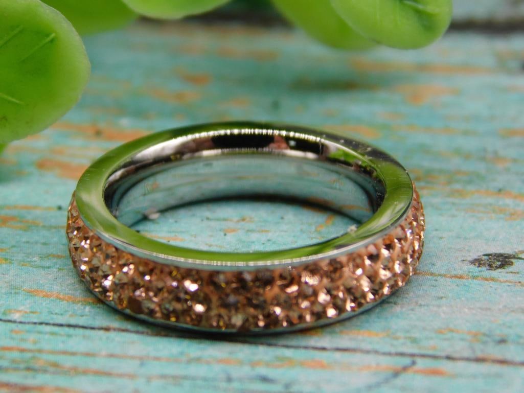 STONE RING ROCK STONE LAPIDARY SPECIMEN (1 of 2)