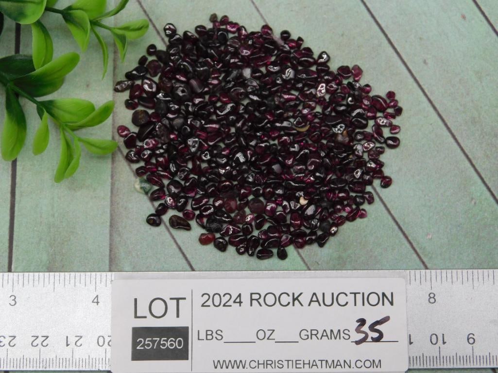 GARNET ROCK STONE LAPIDARY SPECIMEN - 3