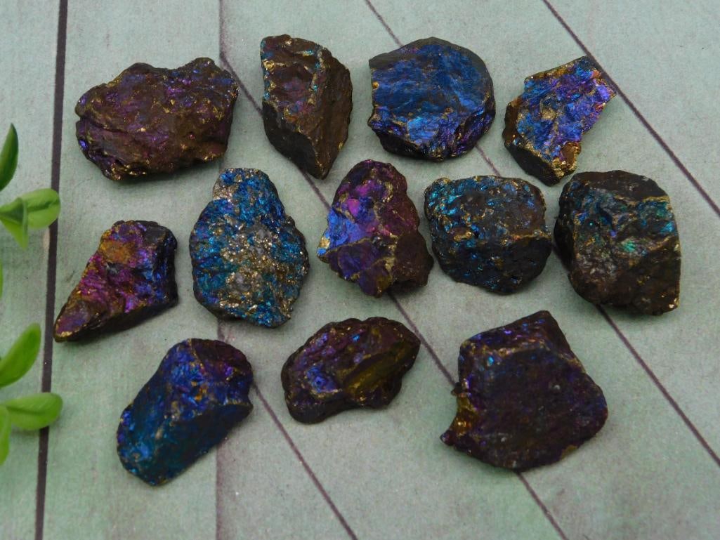 PEACOCK ORE ROCK STONE LAPIDARY SPECIMEN: PEACOCK ORE ROCK STONE LAPIDARY SPECIMEN