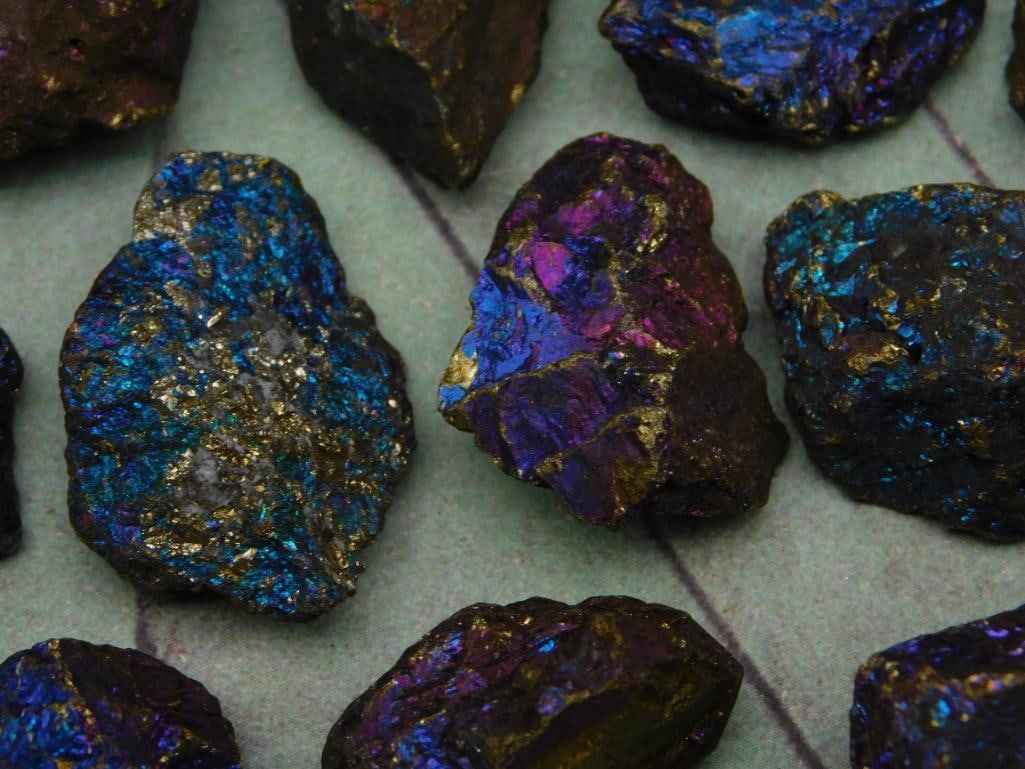 PEACOCK ORE ROCK STONE LAPIDARY SPECIMEN - 2