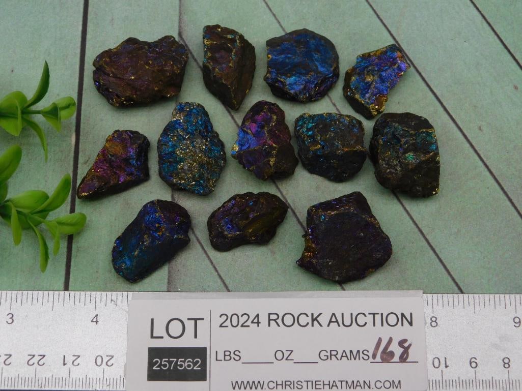 PEACOCK ORE ROCK STONE LAPIDARY SPECIMEN - 3