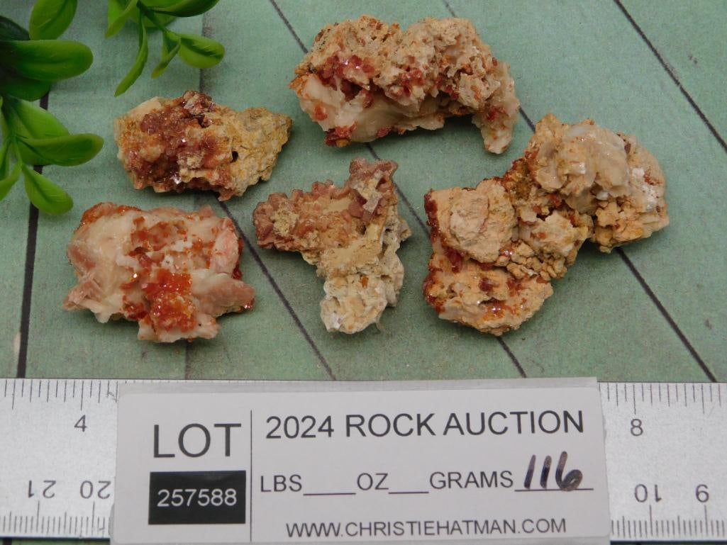 VANADINITE ROCK STONE LAPIDARY SPECIMEN - 3