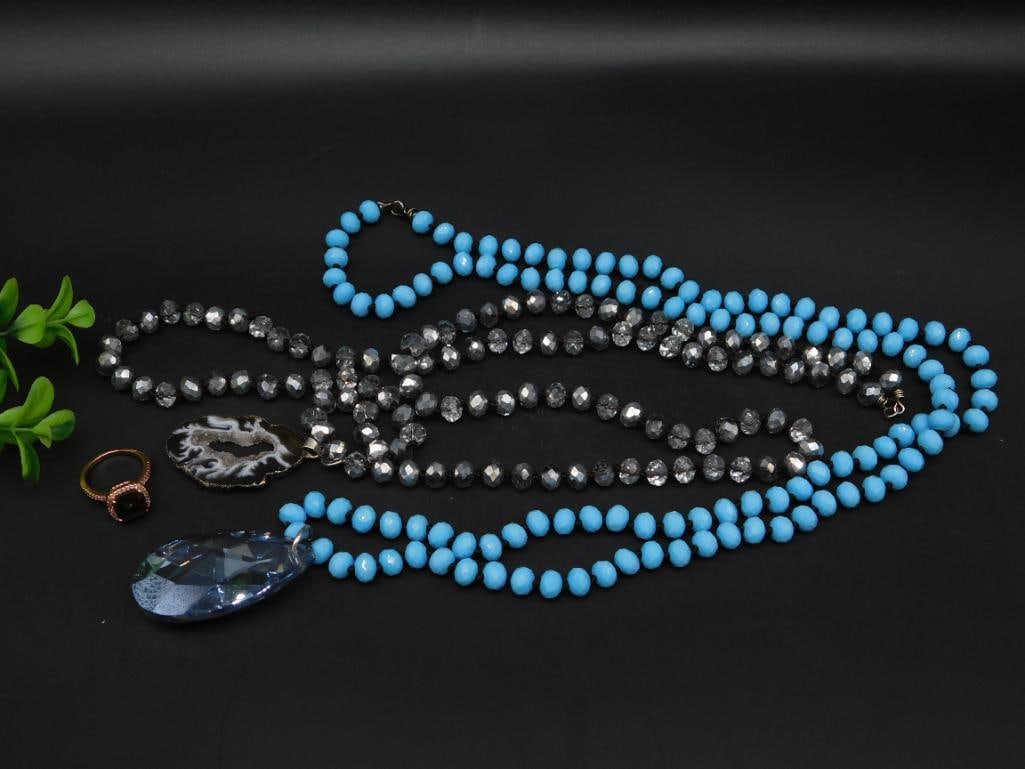 MIXED JEWELRY LOT ROCK STONE LAPIDARY SPECIMEN: MIXED JEWELRY LOT ROCK STONE LAPIDARY SPECIMEN