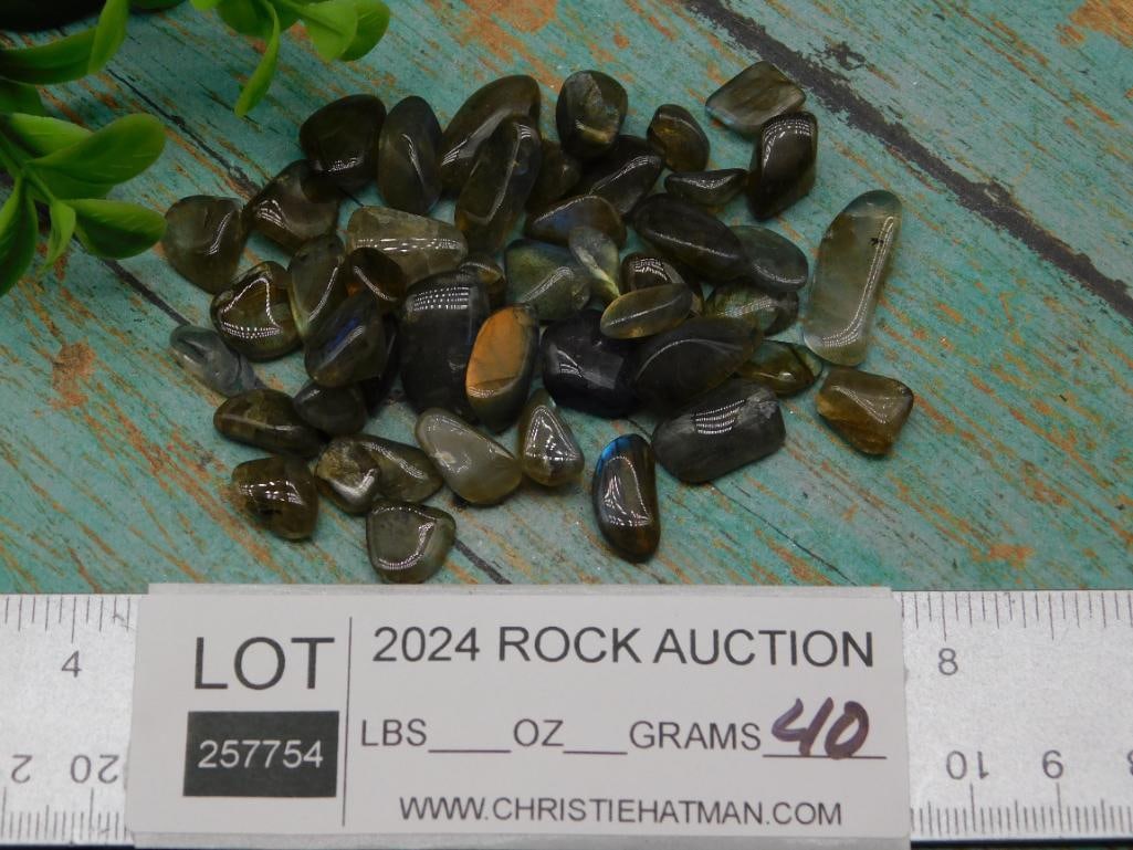 LABRADORITE ROCK STONE LAPIDARY SPECIMEN - 3