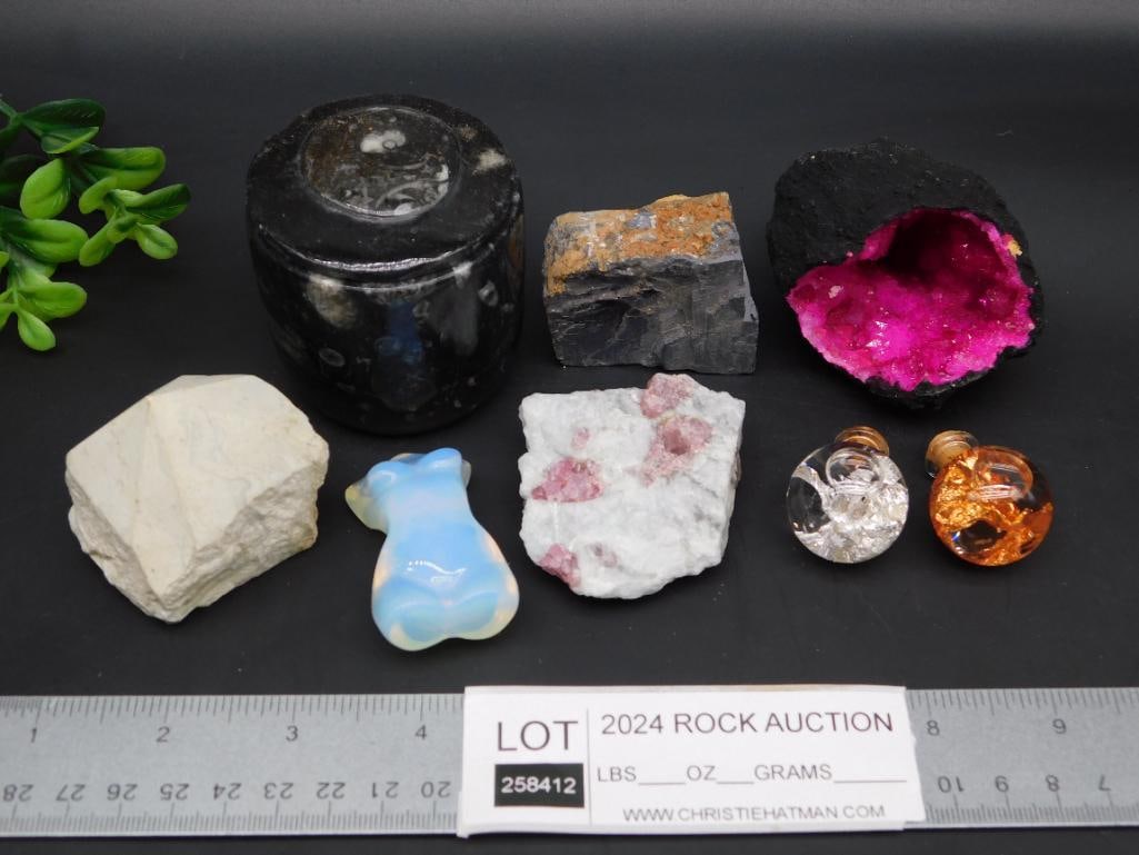 MIXED LOT ROCK STONE LAPIDARY SPECIMEN - 4