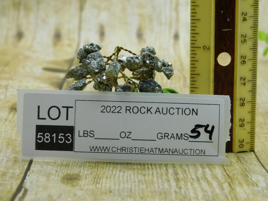 PYRITE TREE ROCK STONE LAPIDARY SPECIMEN - 2