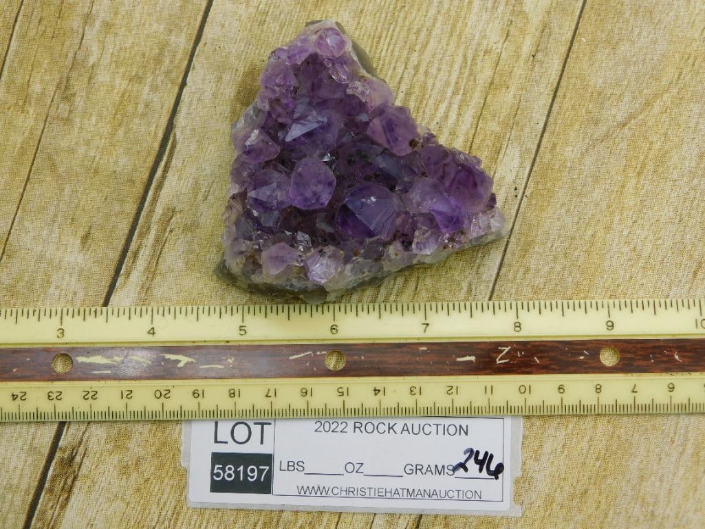 AMETHYST ROCK STONE LAPIDARY SPECIMEN - 2