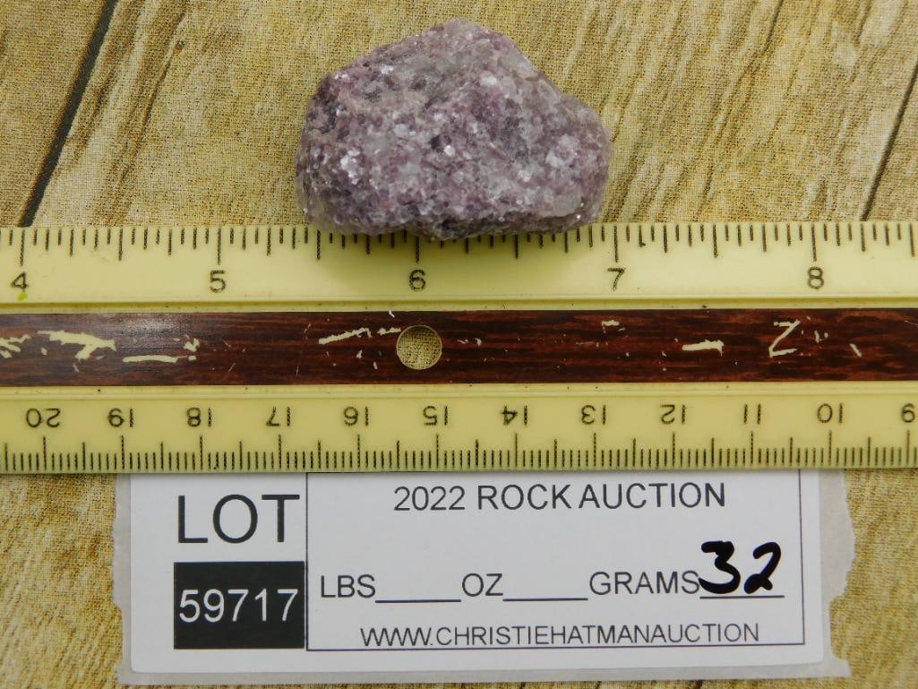 LEPIDOLITE ROCK STONE LAPIDARY SPECIMEN - 2