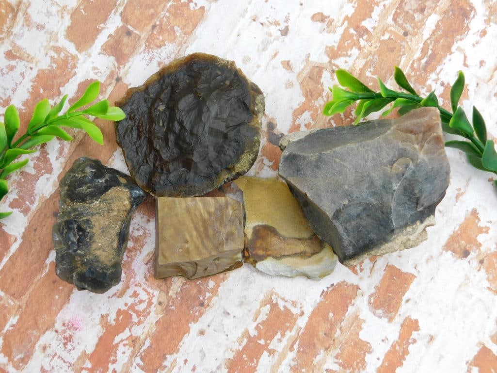 MIXED LOT ROCK STONE LAPIDARY SPECIMEN: MIXED LOT ROCK STONE LAPIDARY SPECIMEN