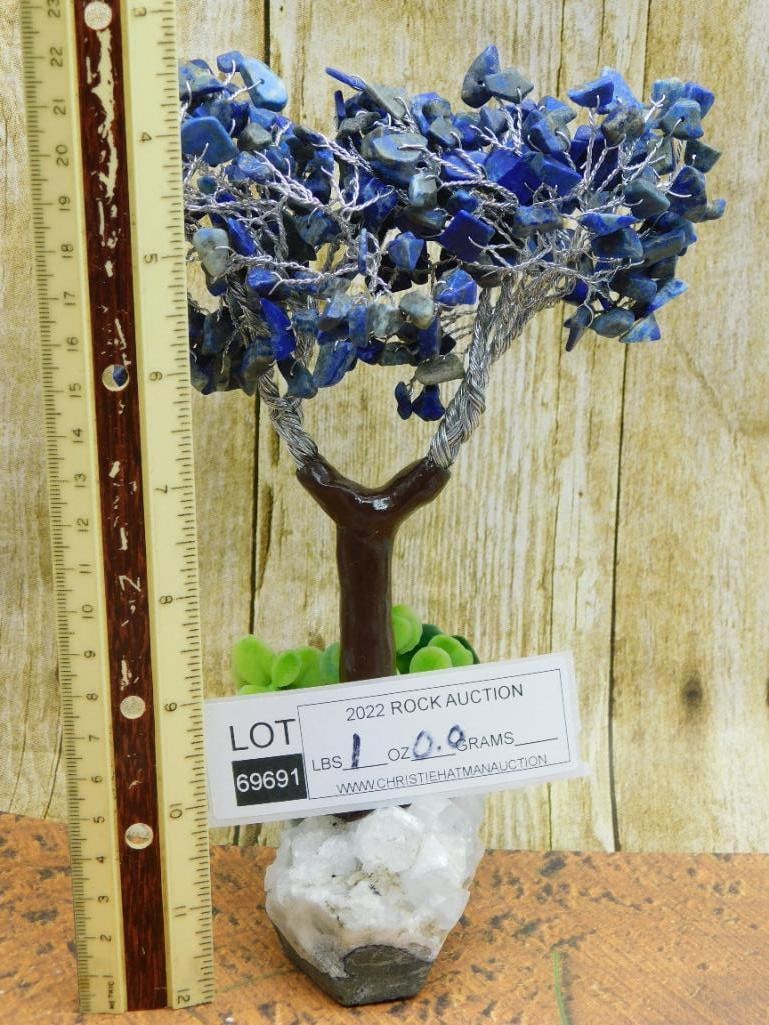 LAPIS TREE ROCK STONE LAPIDARY SPECIMEN - 2