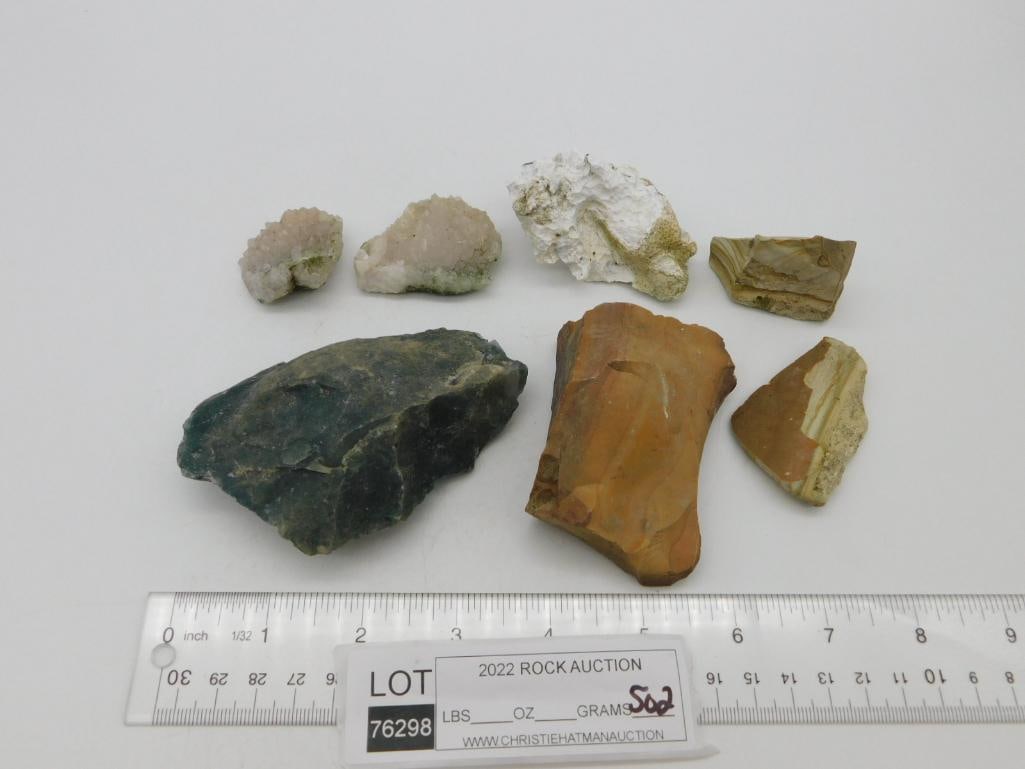 MIXED ROCK STONE LAPIDARY SPECIMEN - 2