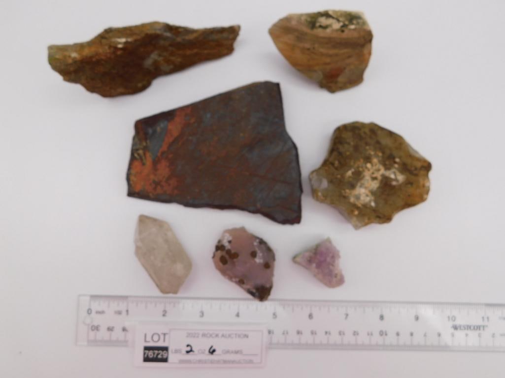 MIXED ROCK STONE LAPIDARY SPECIMEN - 2