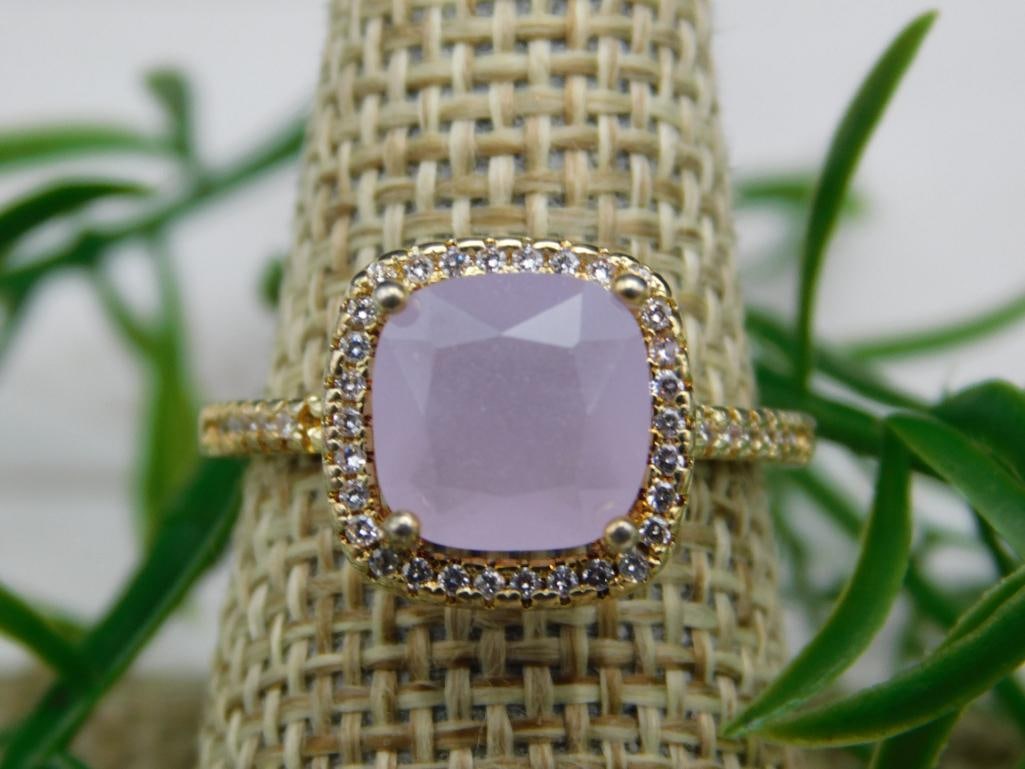 GENUINE STONE RING SIZE 7 (1 of 2)