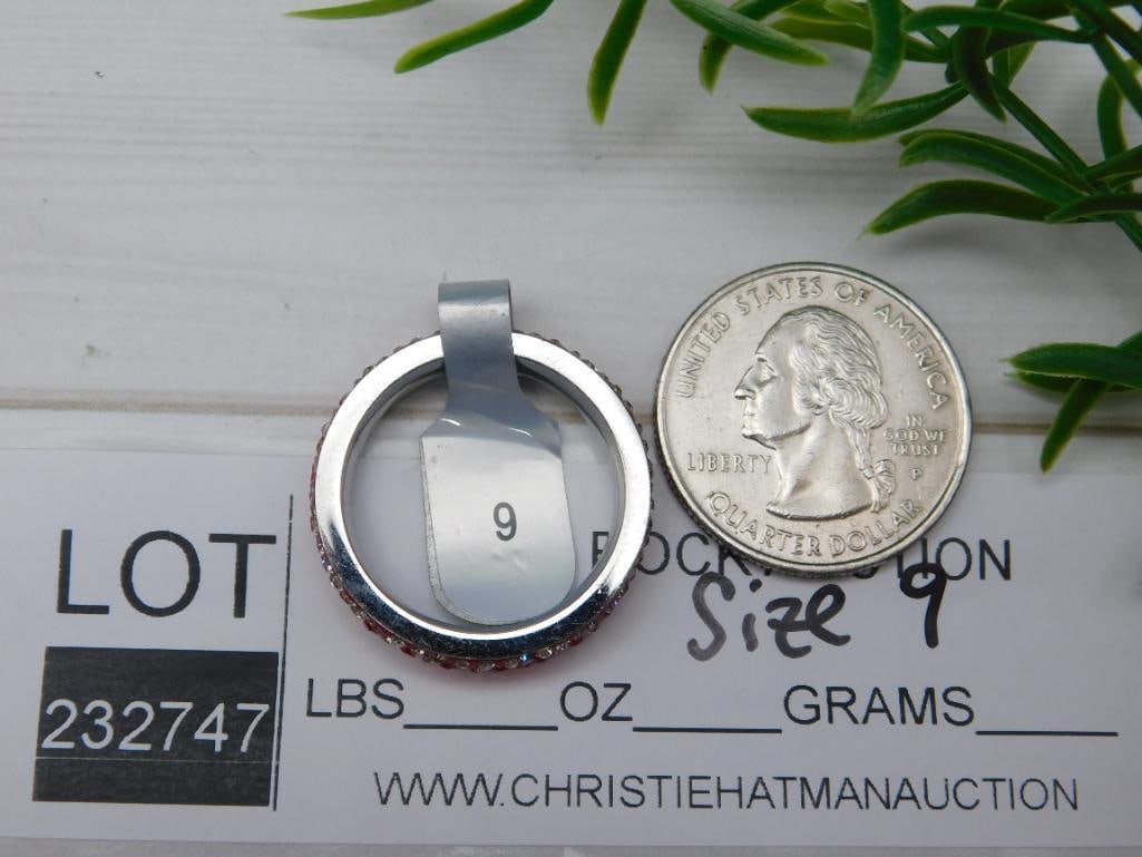 GENUINE STONE RING SIZE 9 - 2