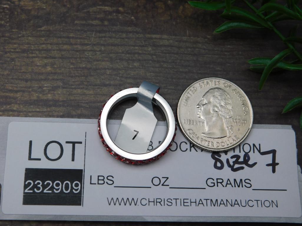 GENUINE STONE RING SIZE 7 - 2