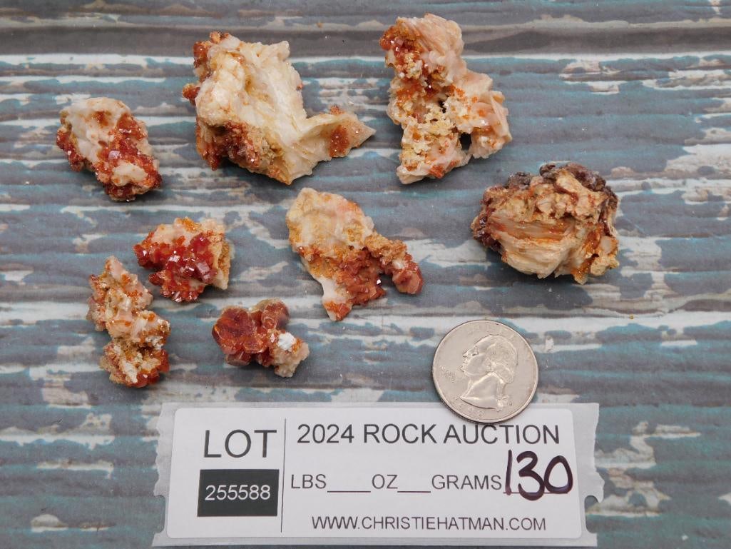VANADINITE ROCK STONE LAPIDARY SPECIMEN - 2